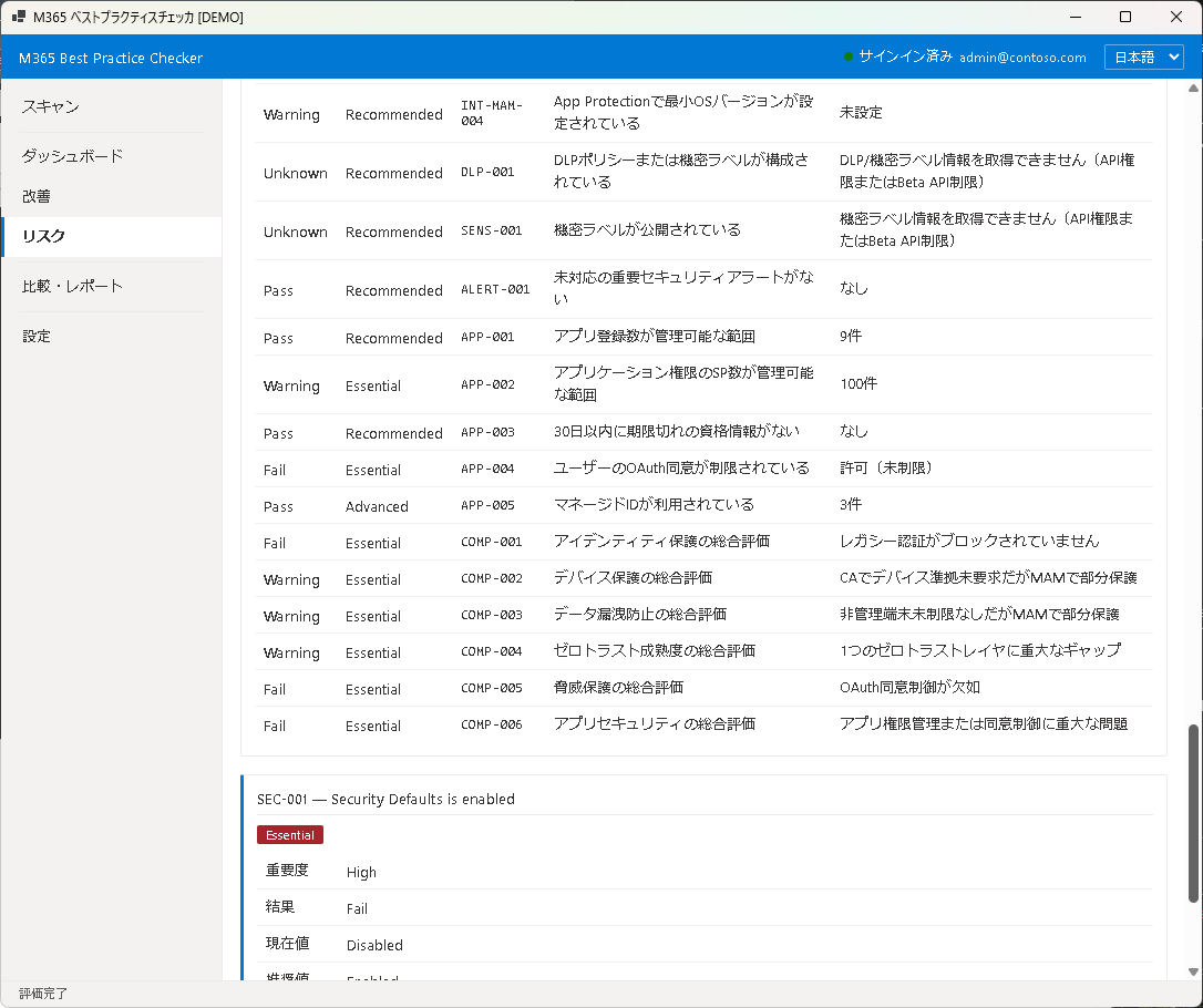 ルール詳細パネル